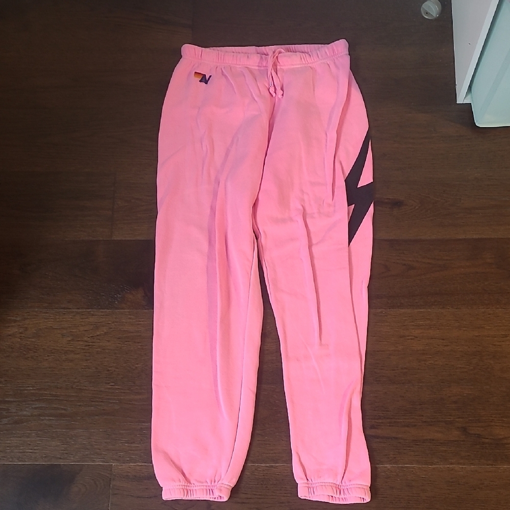 Aviator Nation Pink Sweatpants RARE